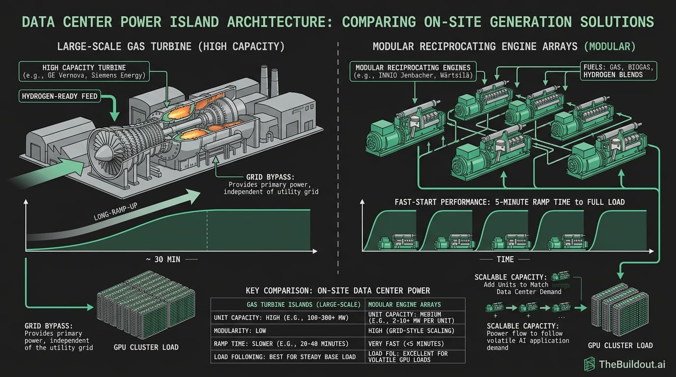 GE Vernova leads on-site data center power capacity with 19.6GW according to BNEF