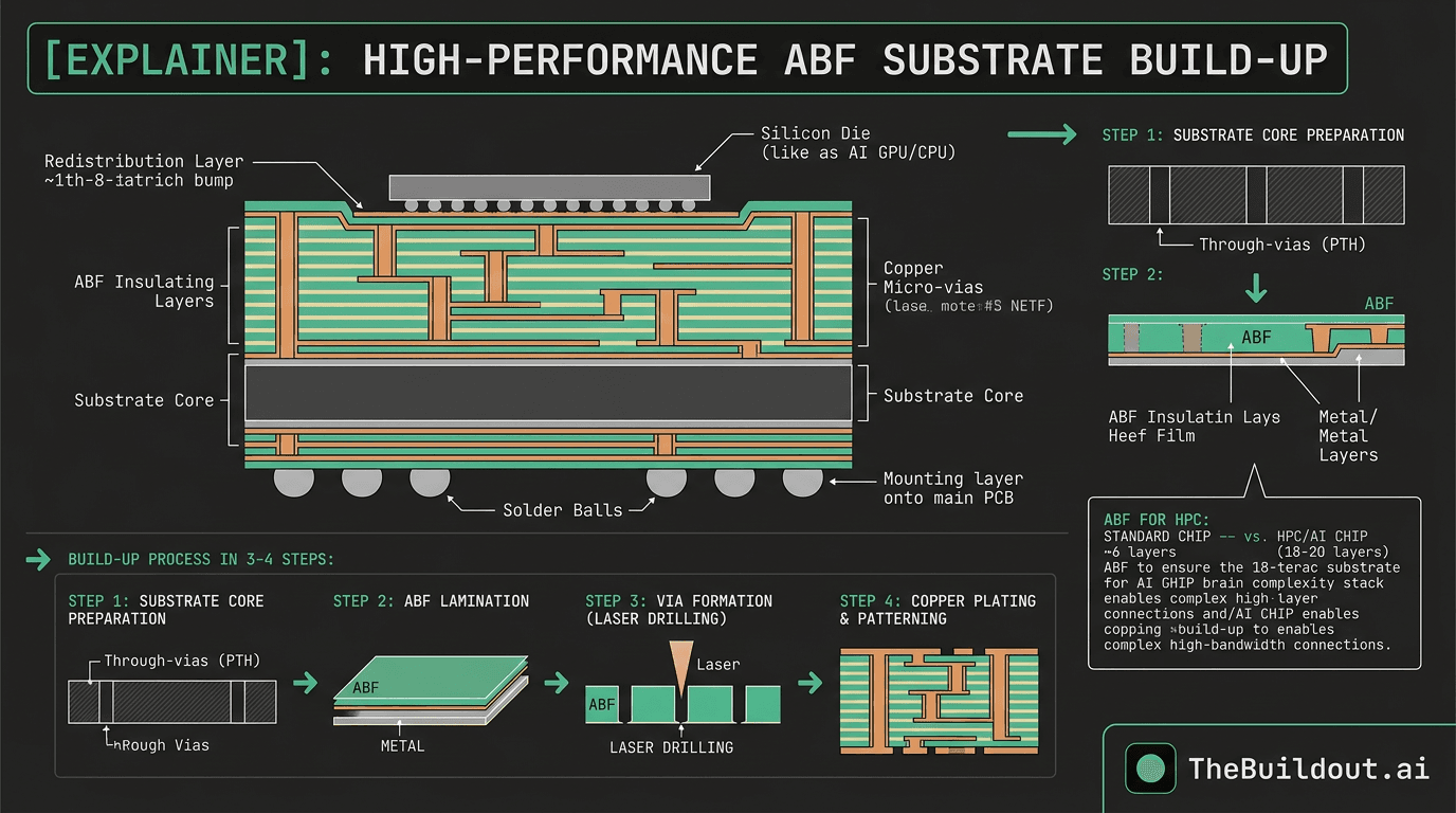 Ajinomoto maintains 95% market share in critical ABF substrate materials for high-performance computing