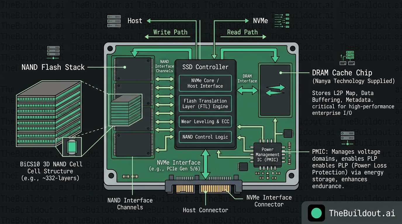 Nanya Technology DRAM procurement highlights performance and margin challenges in high-capacity QLC storage supply chains