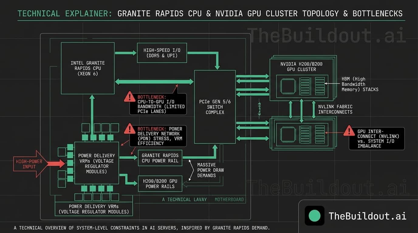 Lenovo executive Vlad Rozanovich reports supply shortages for high-end Intel Xeon 6 Granite Rapids processors