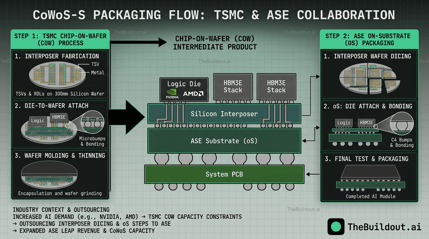ASE Technology to see rapid LEAP revenue growth and 10-15% CoWoS price hikes in 2026