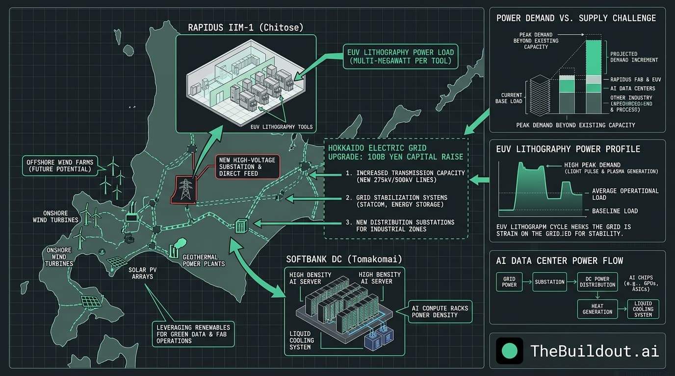 Hokkaido Electric Power to raise 100 billion yen to meet energy demand from Rapidus and AI data centers