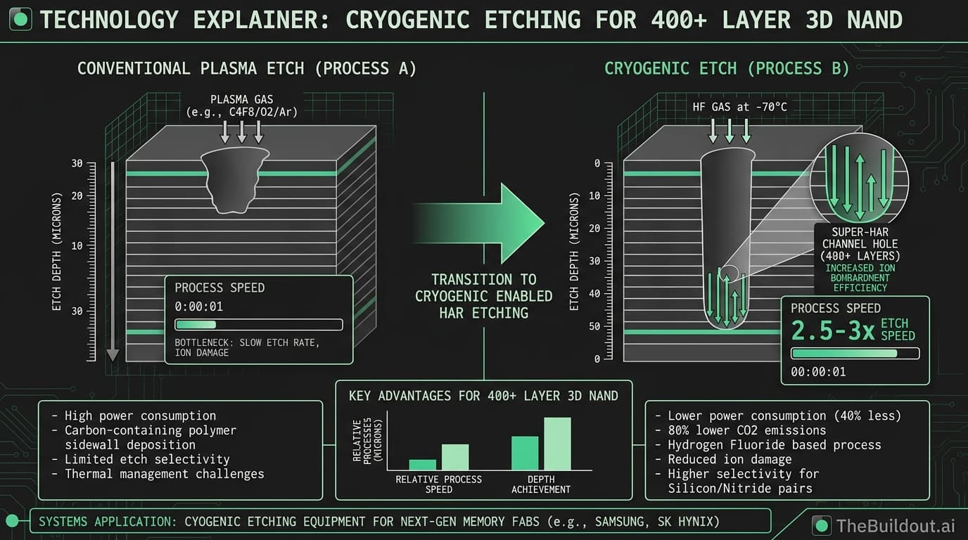 Tokyo Electron expects cryogenic etching equipment to drive revenue by 2027 as NAND fab utilization recovers