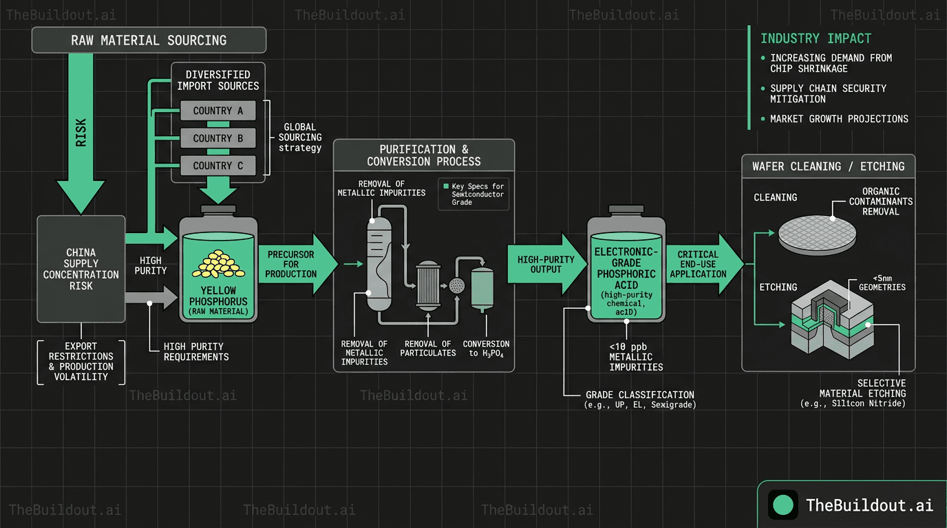 Rin Kagaku Kogyo diversifies imports of yellow phosphorus to ensure semiconductor supply chain security