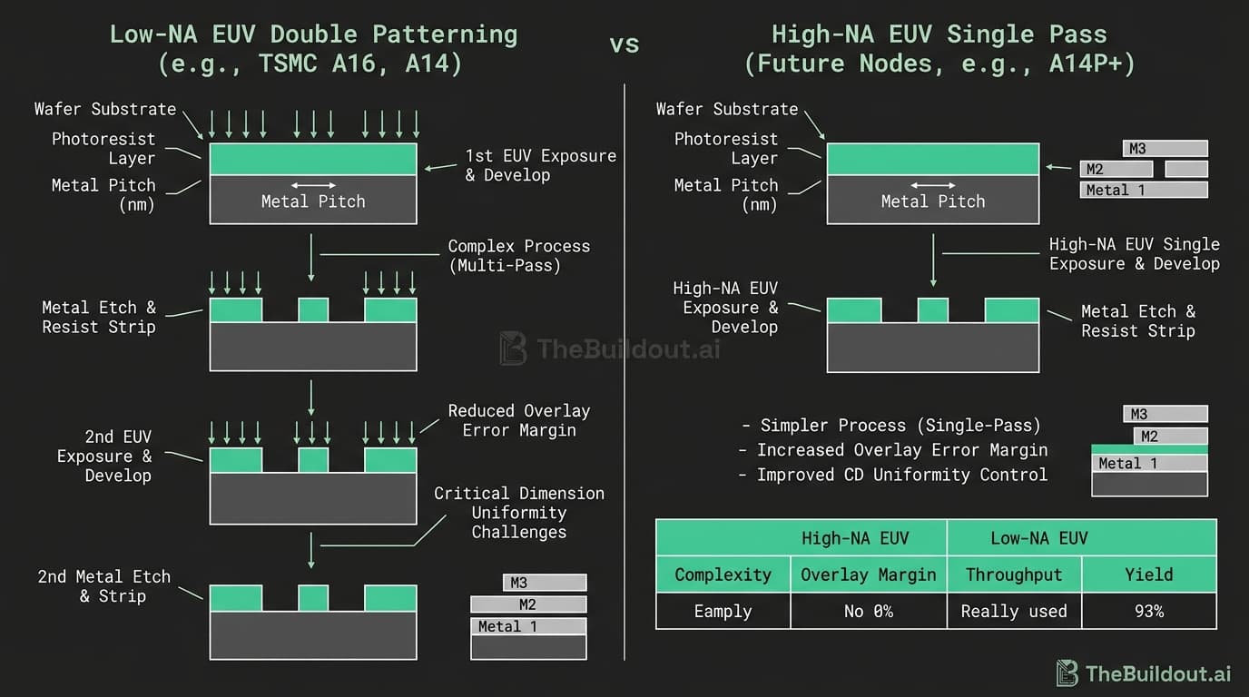 TSMC rules out high-NA EUV for A16 and A14 process nodes
