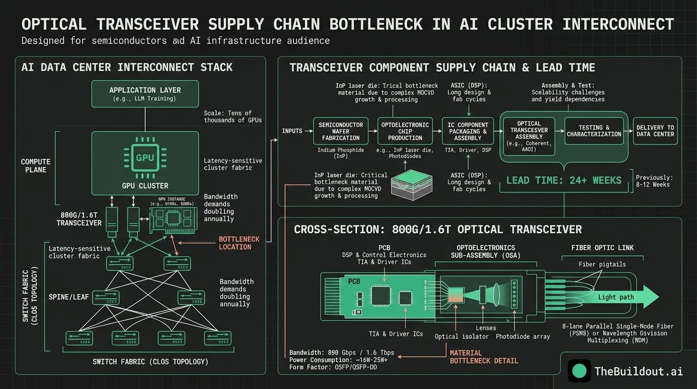 Coherent and Applied Optoelectronics transceiver lead times double amid exponential optical demand