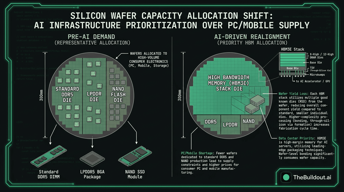 IDC reports severe memory shortages are impacting the PC manufacturing supply chain