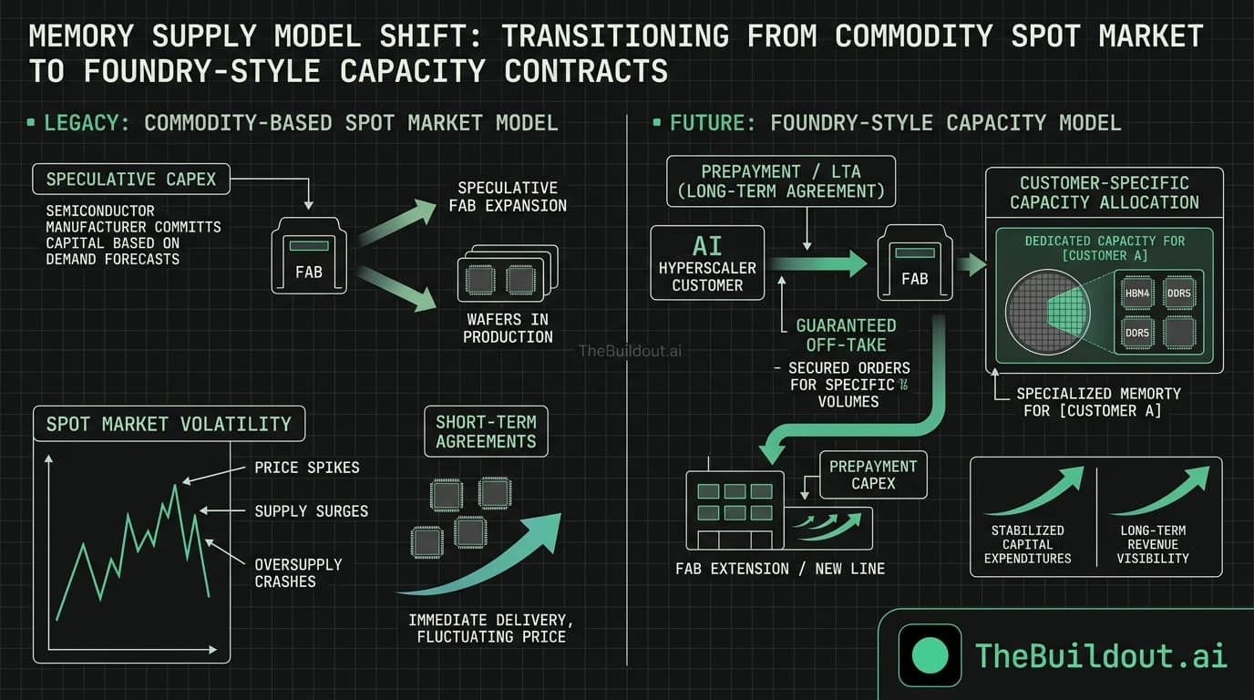 Samsung explores prepayment-based memory supply agreements with Microsoft as industry shifts to foundry-style model