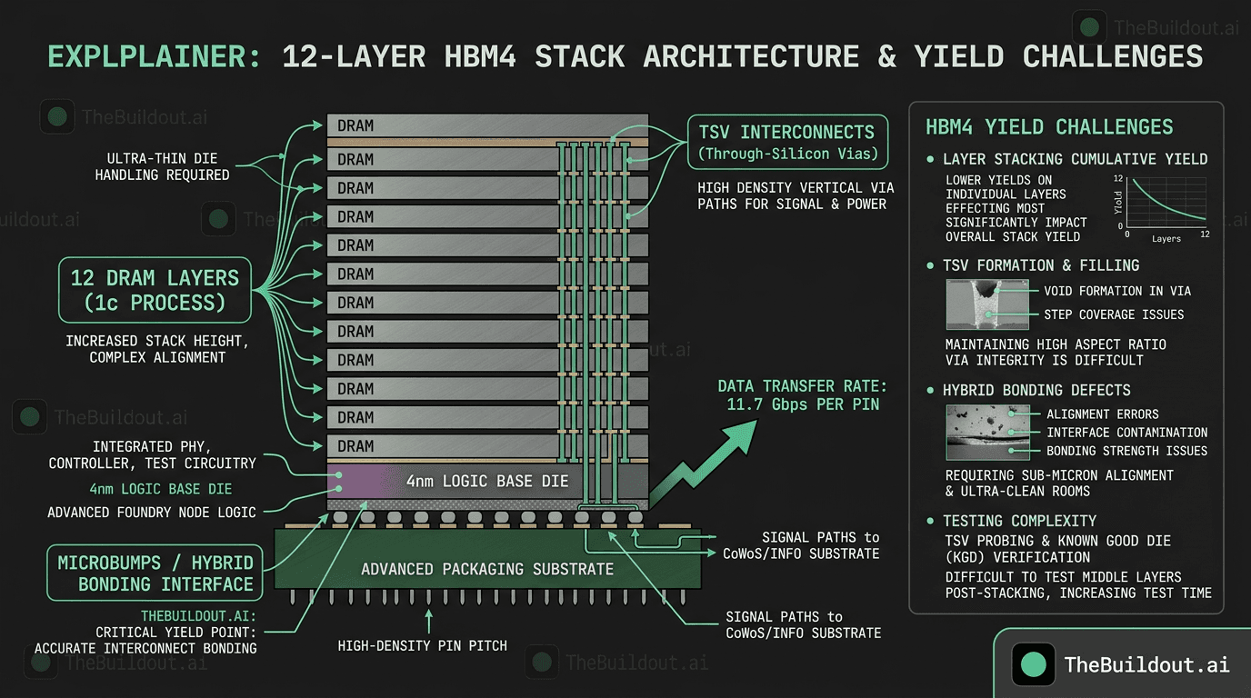 Samsung Electronics sets 85% year-end yield target for 12-layer HBM4 production
