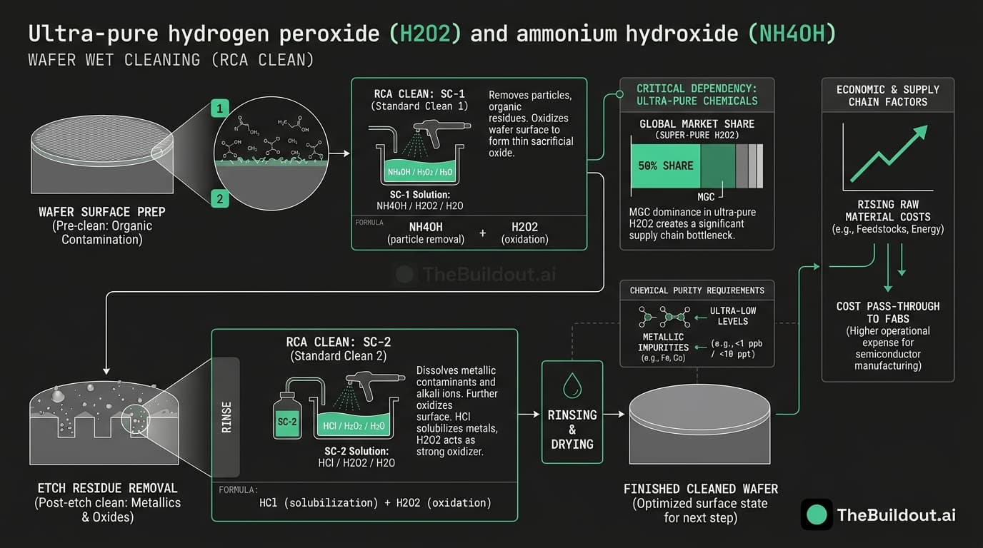 Mitsubishi Gas Chemical Company raises prices for semiconductor process chemicals starting April 1